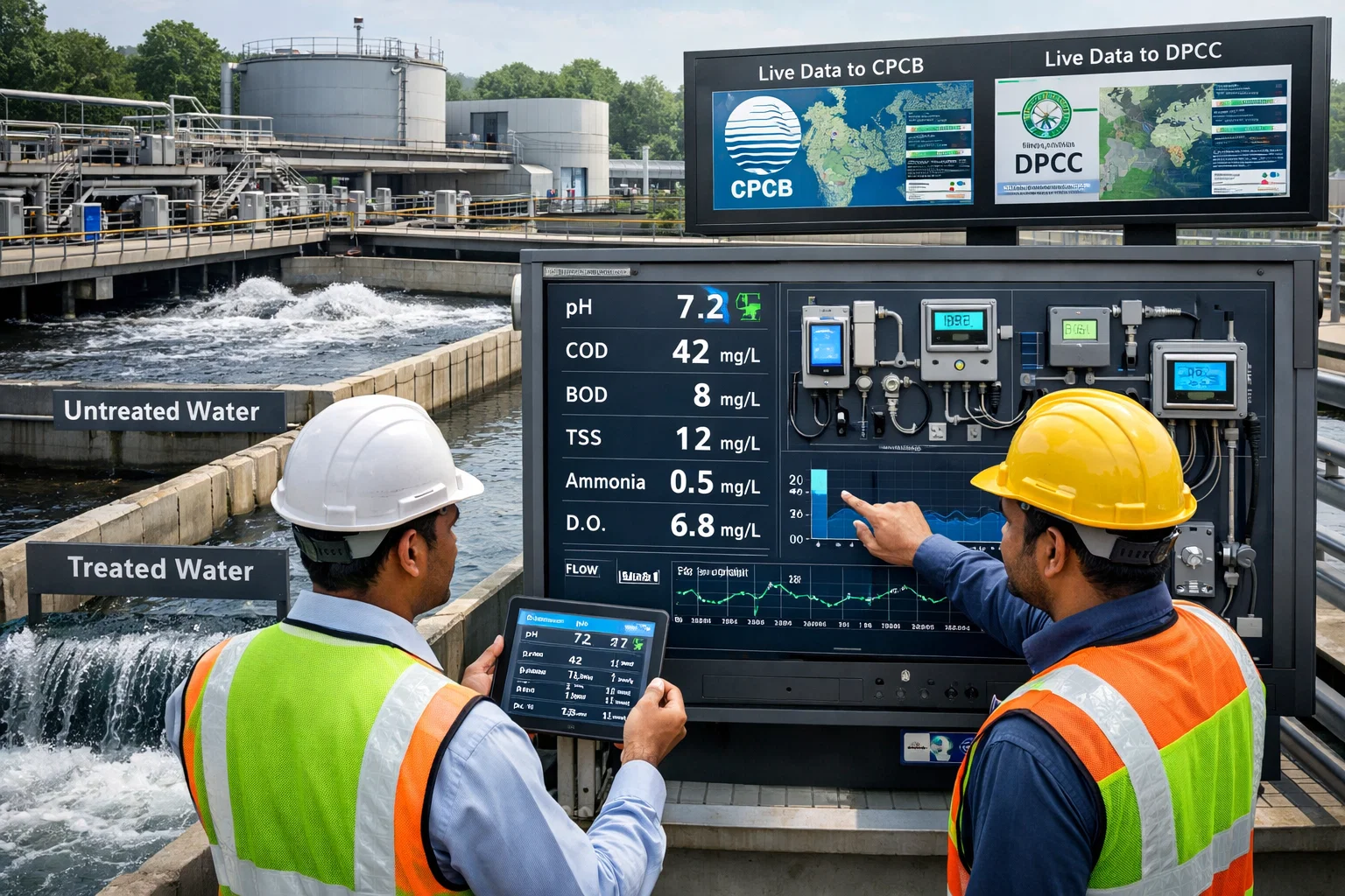 Water Quality Monitoring for STP and ETP Plants in Delhi